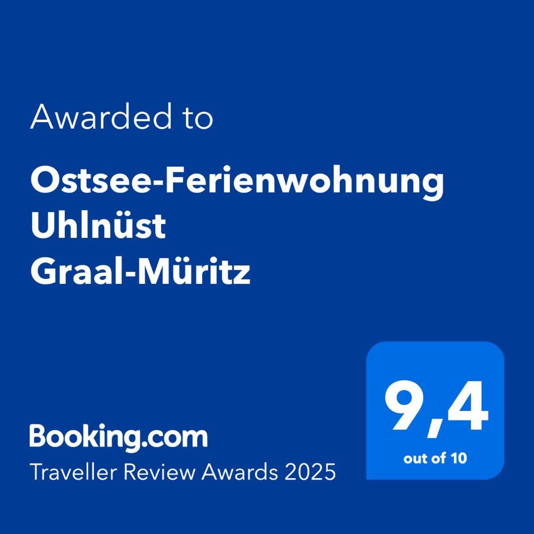 Ostsee-Ferienwohnung Uhlnuest Graal-Mueritz Gelbensande Екстер'єр фото